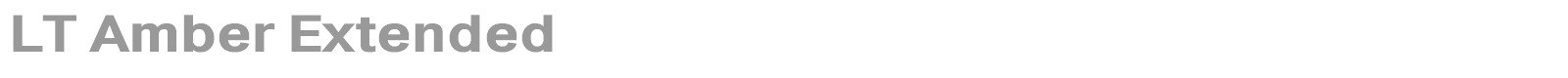 LT Amber font preview